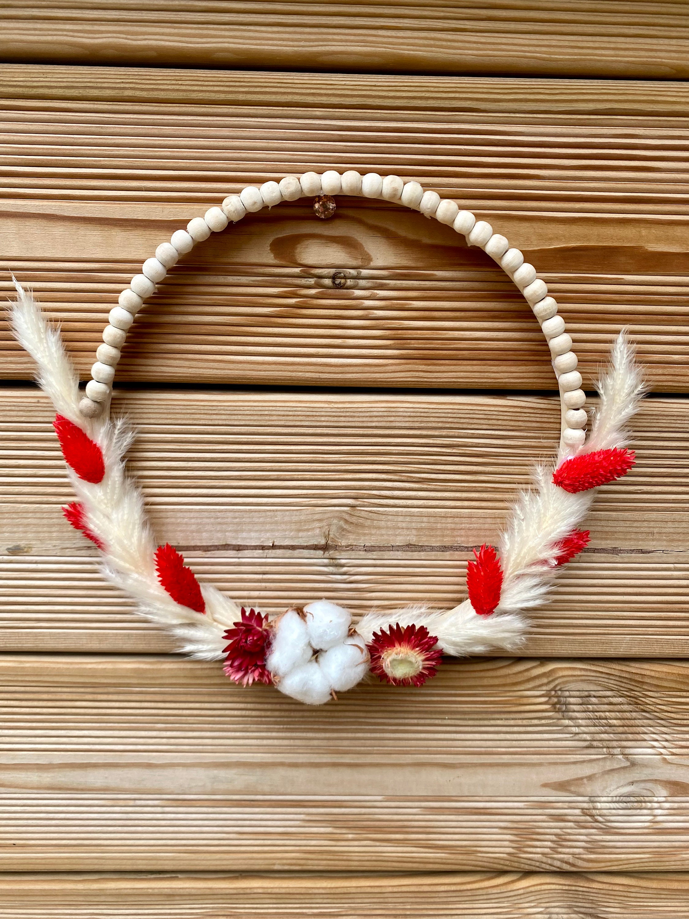 Couronne de Fleurs Séchées