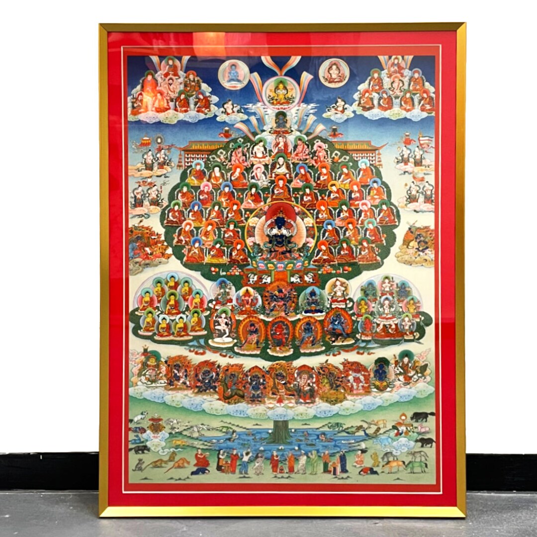 Refuge Tree of Karma Kagyu Thangka High Quality Print A2 - Etsy