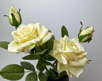 Premium Artificial Rose | Realistic Flower | Real Touch Roses | High Quality Flower | Home/Wedding Decoration |Gift For Her