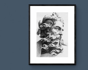 Neptune, original artwork