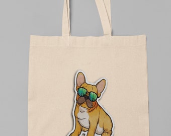 French Bulldog Tote Bag, French Bulldog Tote bag, Women's Tote Bag, Dog Tote Bag