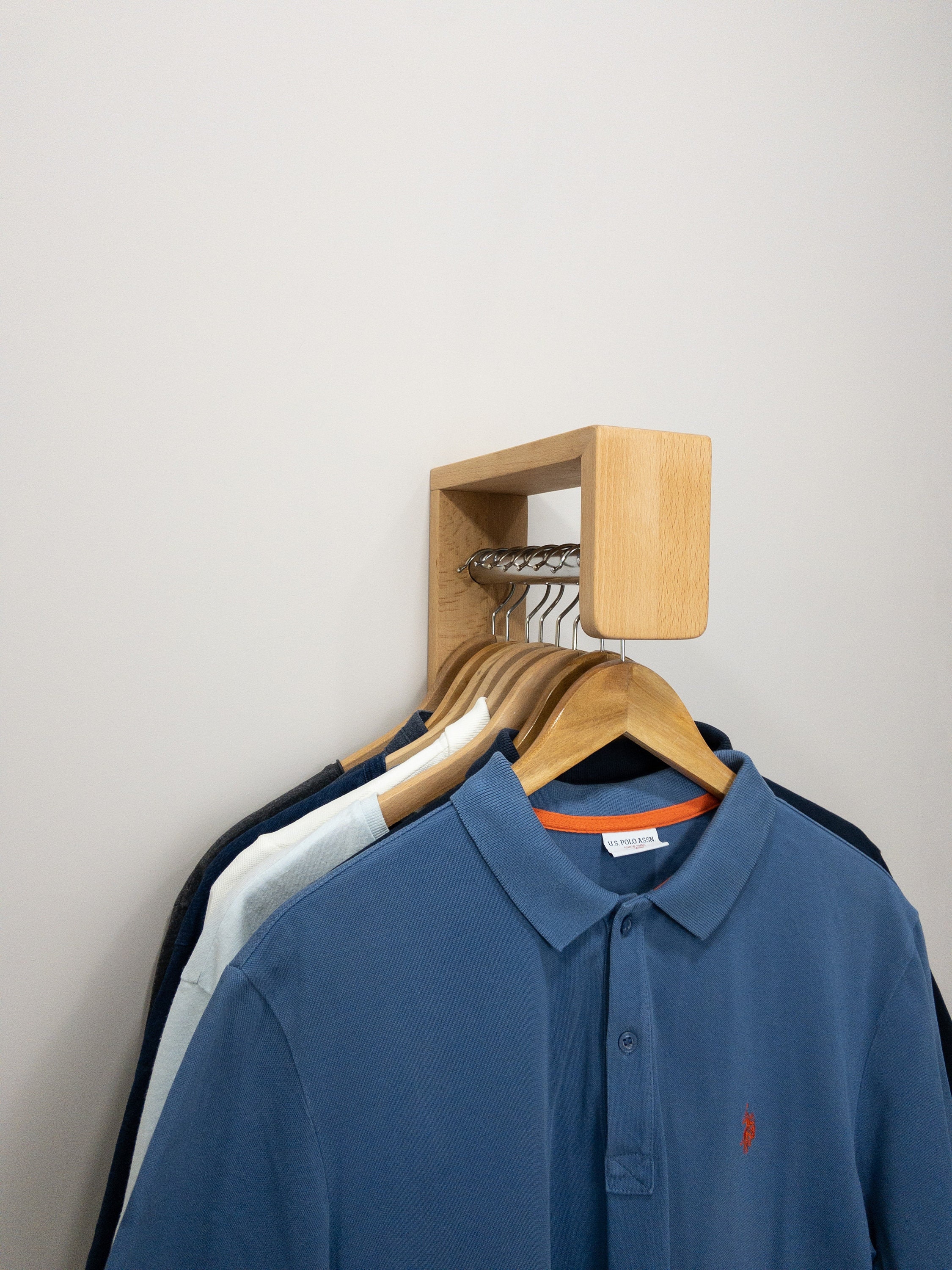 Wall Mounted Clothes Hanger , Hook Hanger , T-shirt Hanger , Storage  Organizer 