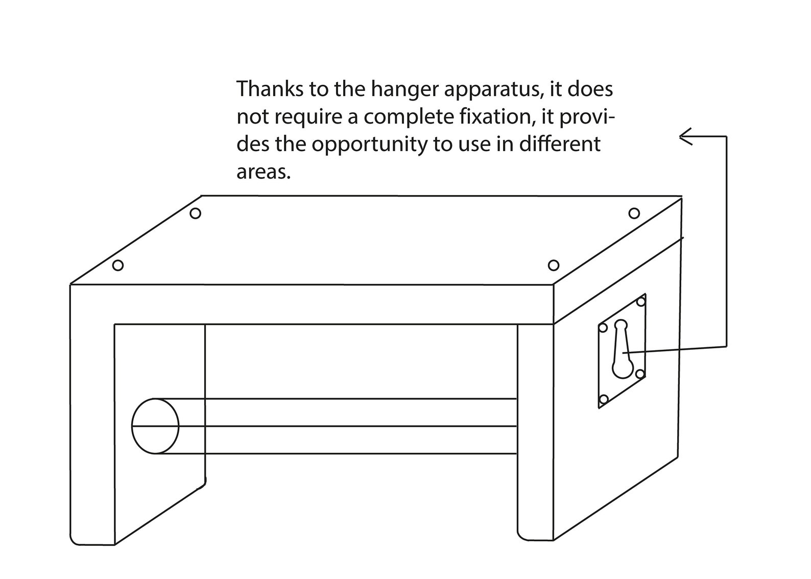 Wall Mounted Clothes Rack Hanging Clothes Rail Pipe Rack Etsy