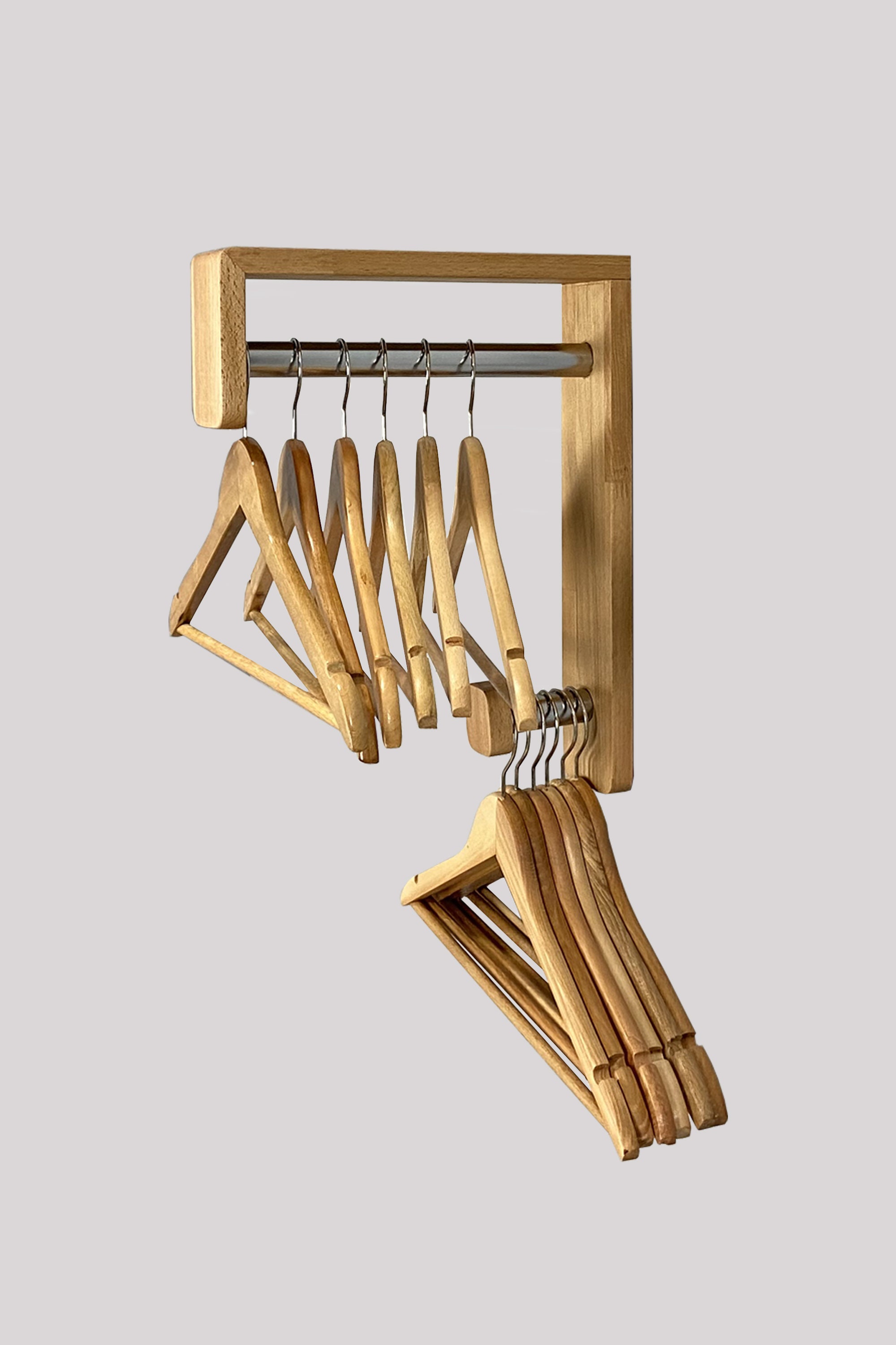 Wall Mounted Clothes Rack Hanging Clothes Rail Pipe Rack Etsy UK