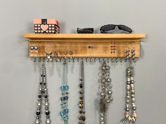 Necklace wall best sale display