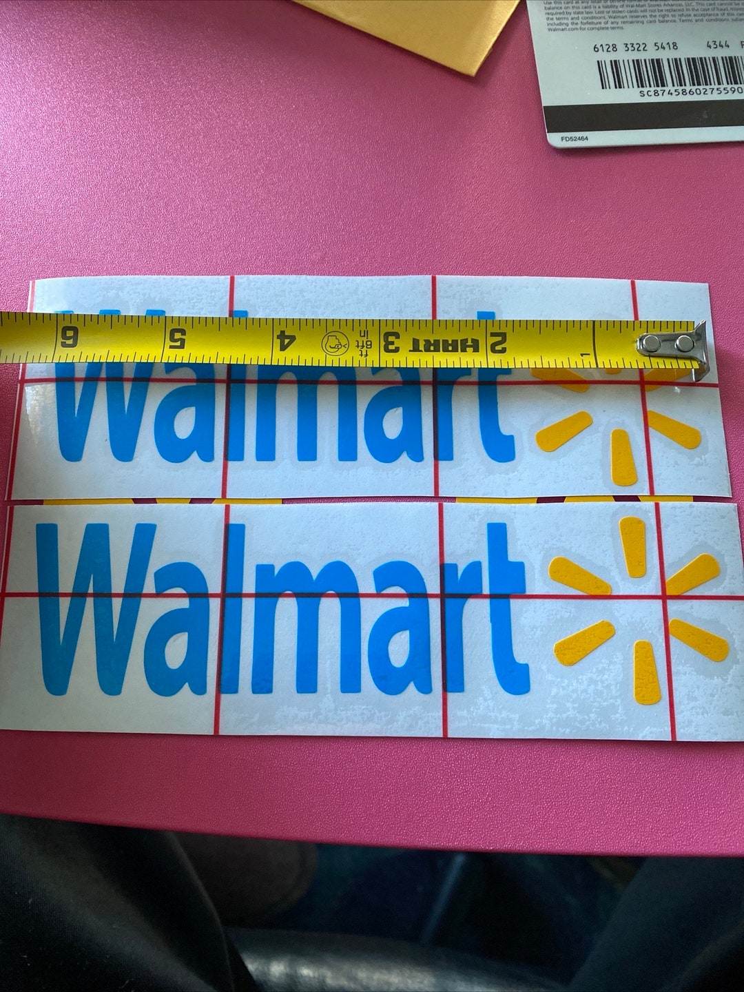 Walmart Sticker Logo Car Vinyl Decal Fun Funny6” to Color With No ...