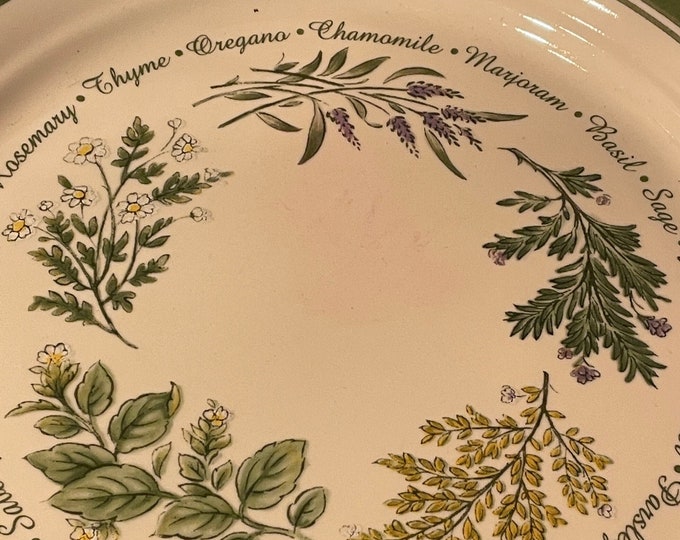 CORELLE THYMELESS HERBS Dinner and Luncheon Plates Etsy