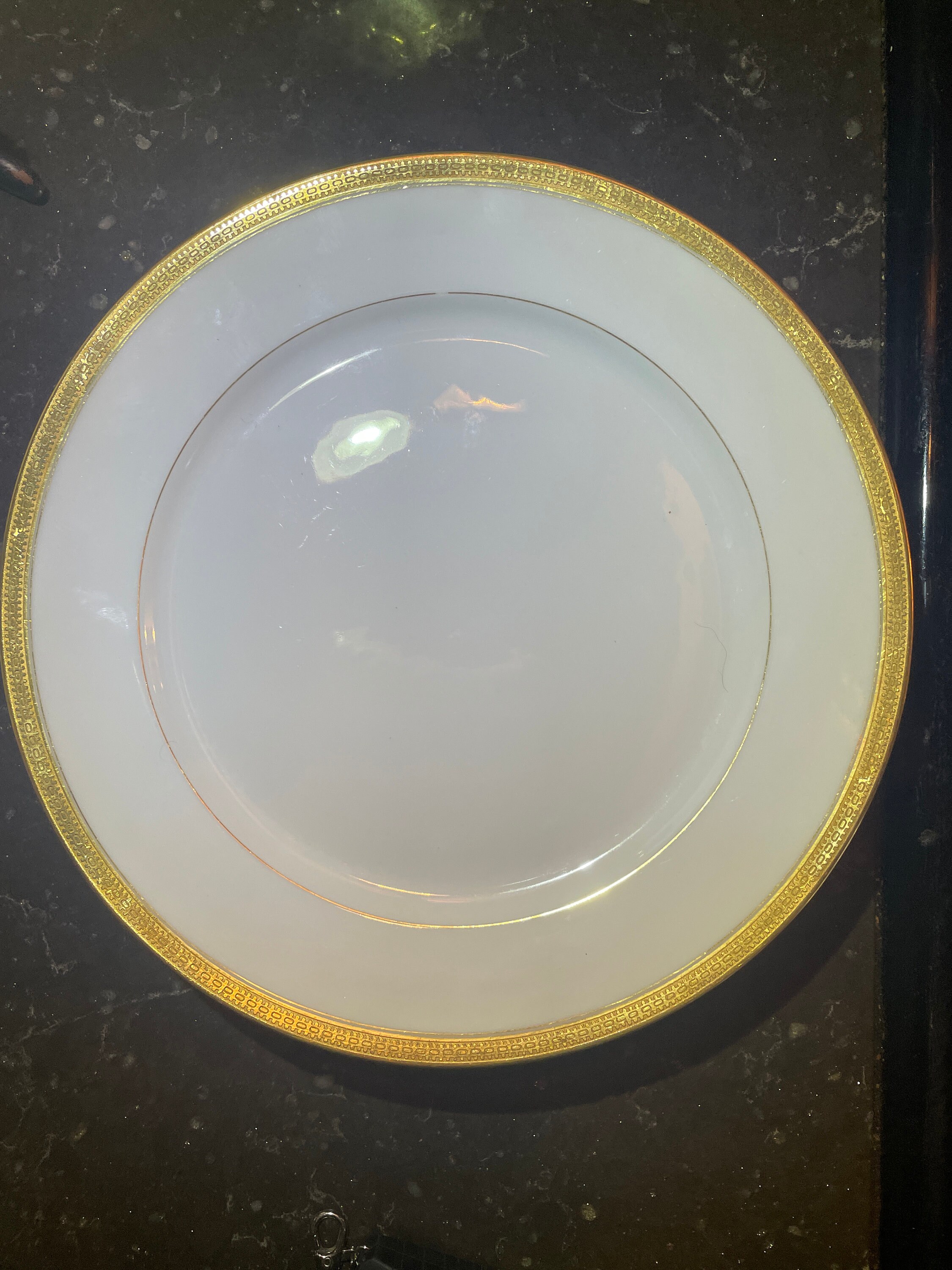 Vintage Limoges GDA Gold Band Dinnerware Pieces by Gerard Duffraisseix