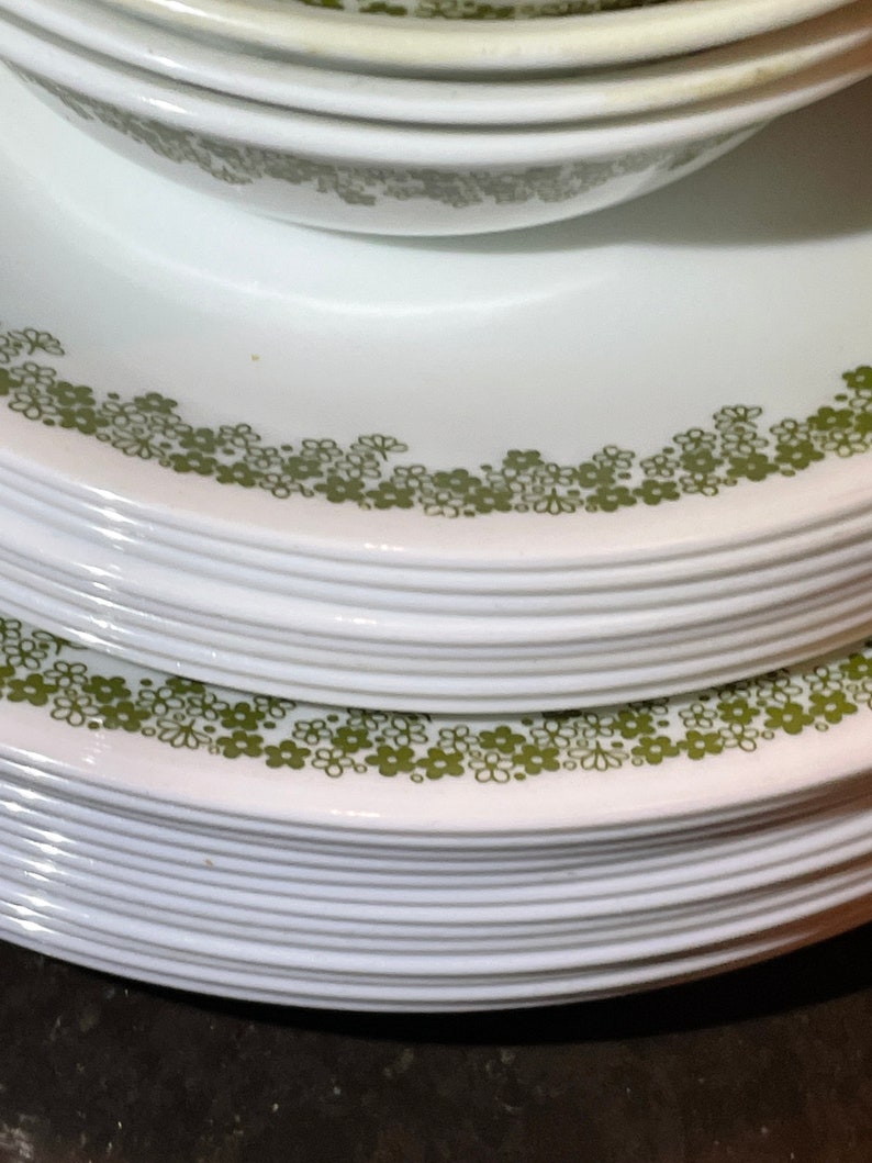 Vintage Corelle Spring Blossom Dishes Crazy Daisy Dinning Etsy