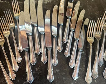 EPNS A1 Silver Plate Cutlery - DUBARRY Design - Fish Knife