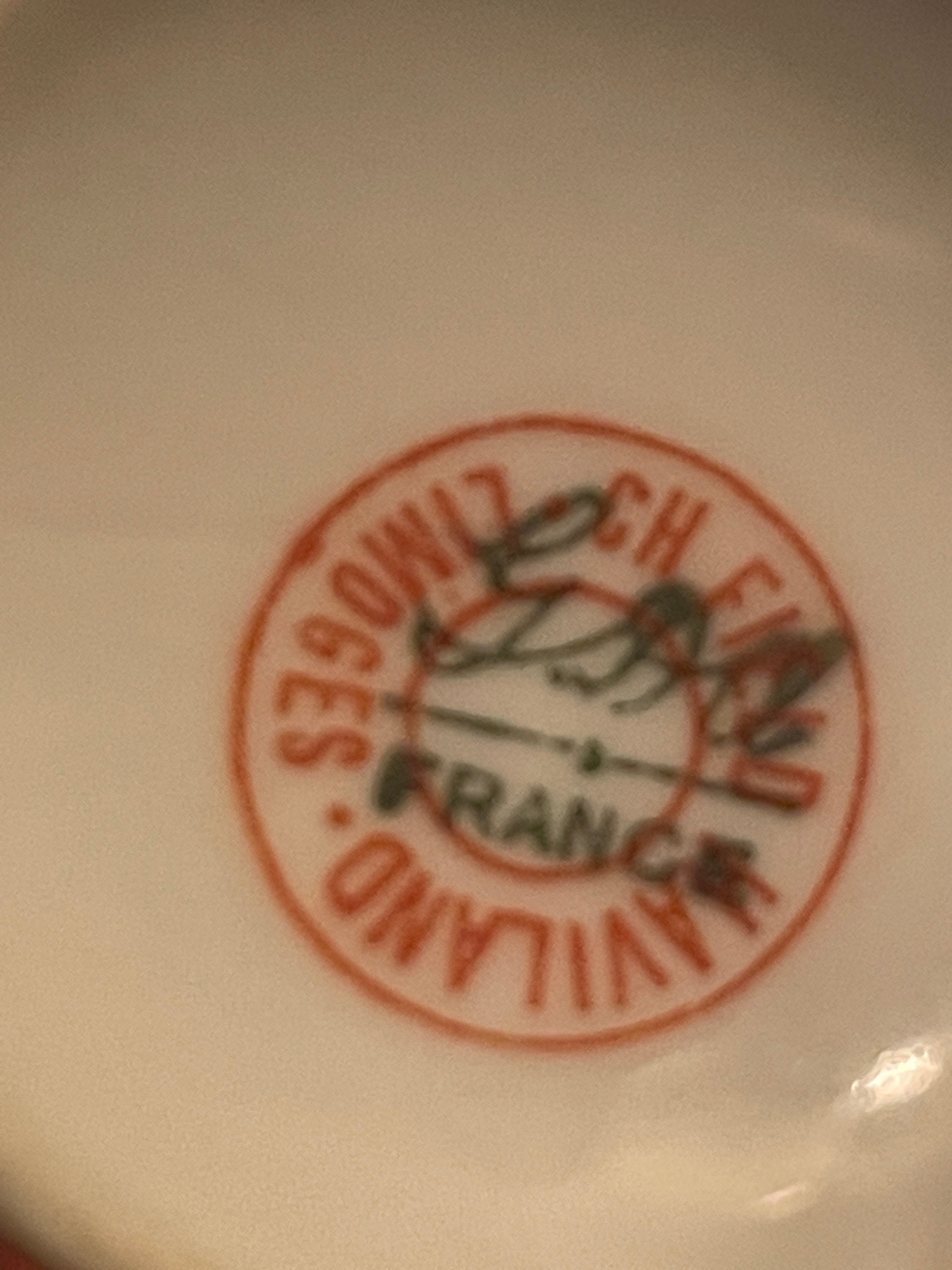 Vintage Limoges GDA Gold Band Dinnerware Pieces by Gerard Duffraisseix