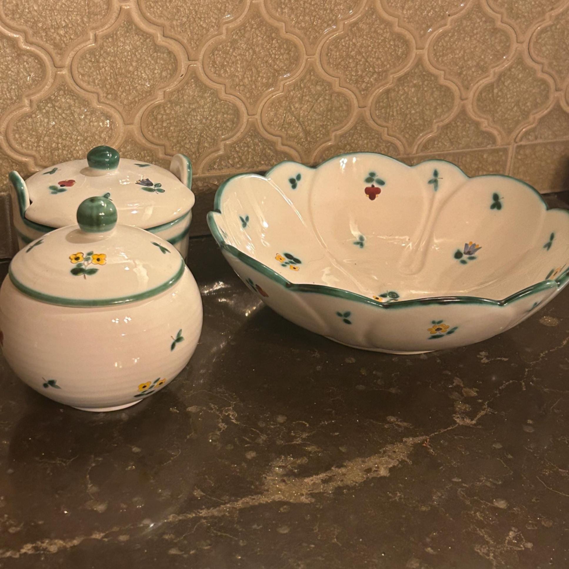 Gmundner Keramik Alpine Flower - Etsy