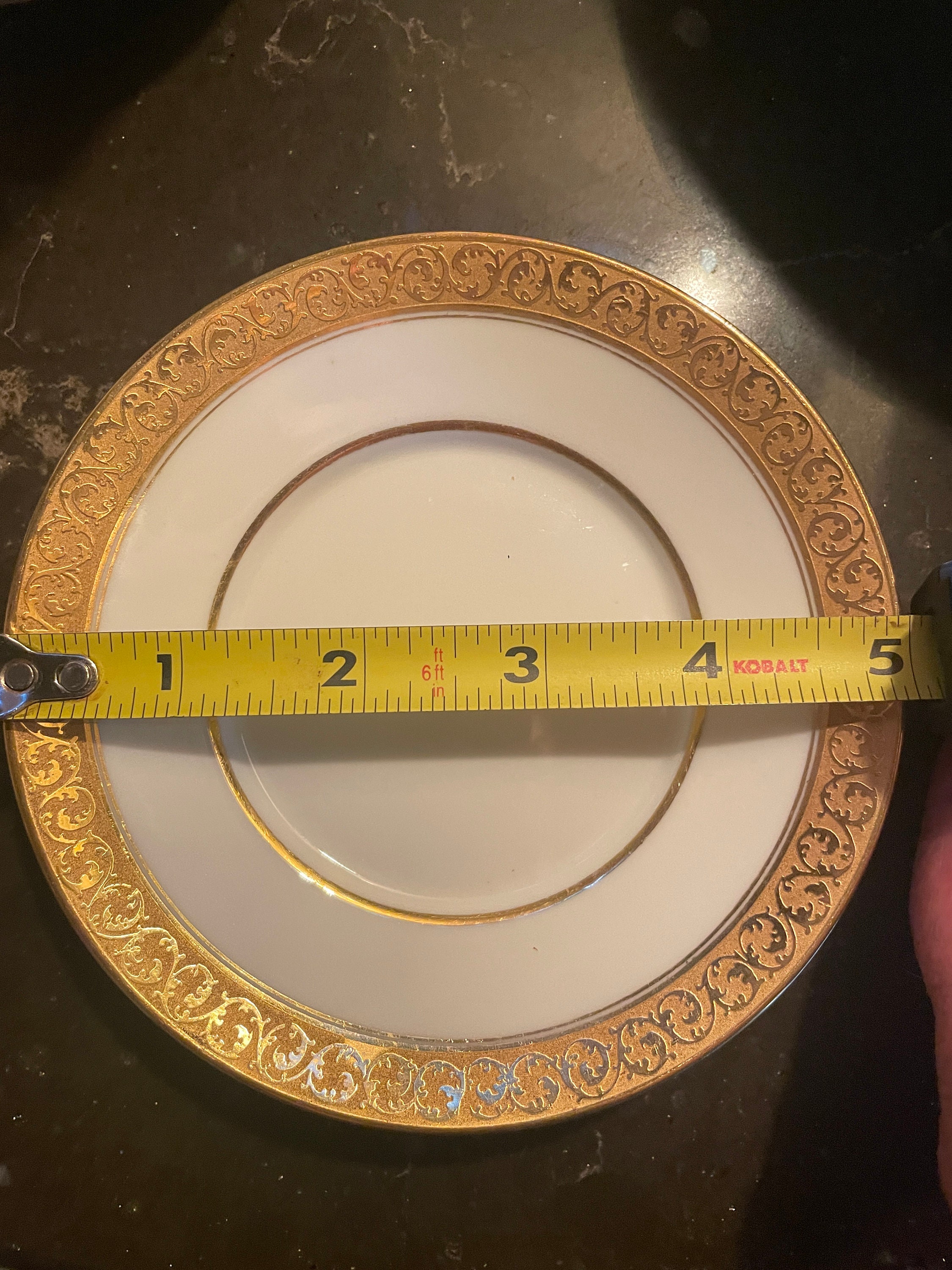 Vintage Limoges GDA Gold Band Dinnerware Pieces by Gerard Duffraisseix