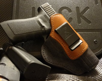 IWB Leather Holster for Glock G17,G19,G22,G23,G31