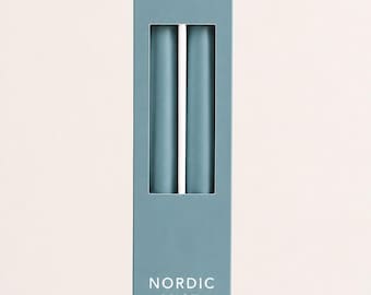 LED-kaarsenset van 2, 21,5 cm – Nordic Mist | Echte was. Vooraf bestellen.