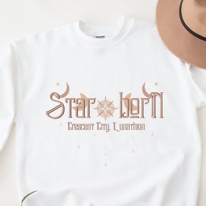 Star Born Sweatshirt Bryce Quinlan HOEAB HOSAB SJM Licensed Merch Booktok Bookish Gift Acotar Throne of Glass Classic Unisex Crewneck