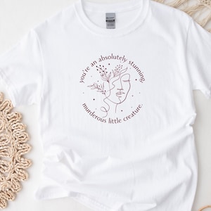 From Blood And Ash Prince Casteel Absolutely Stunning Murderous Little Creature FBAA Poppy Hawke Unisex Tshirt Crewneck T-shirt