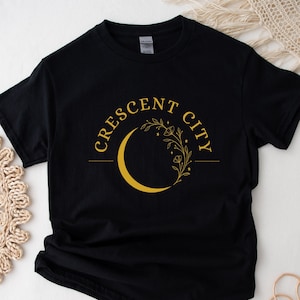 Crescent City T-Shirt HOSAB HOEAB SJM Licensed Merch Ruhn Danaan Bryce Hunt Athalar Bookish Booktok Classic Unisex Crewneck T-shirt