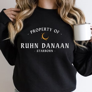 HOEAB Ruhn Danaan Crescent City Dark Sweatshirt HOSAB Sarah J Maas Jumper Oversized Crewneck Sweater Bookish Booktok Merch