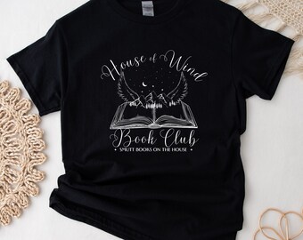 ACOTAR House of Wind Book Club Nesta ACOSF Smut Black T-Shirt, Bookish BOOKTOK Gift, Rhysand, Velaris, Night Court Unisex Crewneck Tee