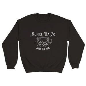 ACOTAR Suriel Tea Co Sweatshirt, Jumper, Bookish BOOKTOK Sweater, Spill ...