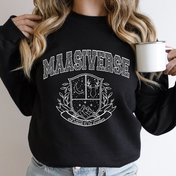 Maasiverse - SJM Universe Character Sweatshirt Throne of Glass, ACOTAR Crescent City SJM Licensed Classic Unisex Crewneck