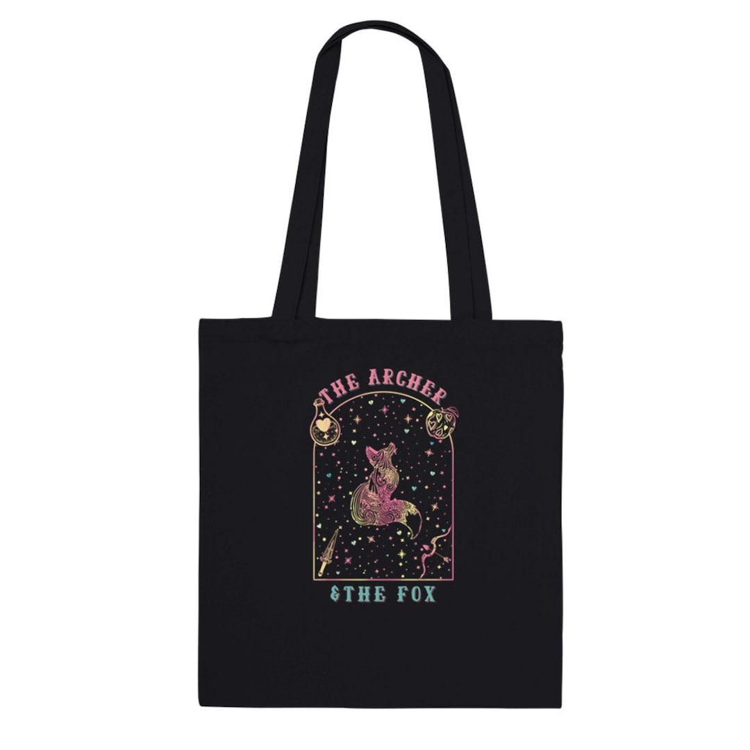 The Ballad of the Archer and the Fox Once Upon a Broken Heart Evangeline  Fox Jacks Prince of Hearts Black Tote Bag - Etsy