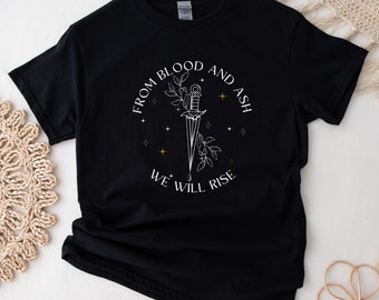 From Blood and Ash FBAA T-Shirt From Blood and Ash We Rise Jennifer L Poppy Hawke Prince Casteel Classic Unisex Crewneck Gift
