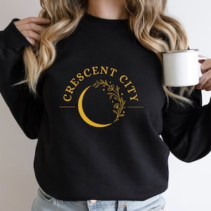 Crescent City Sweatshirt HOSAB HOEAB SJM Licensed Merch Ruhn Danaan Bryce Hunt Athalar Bookish Booktok acotar Classic Unisex Crewneck Jumper