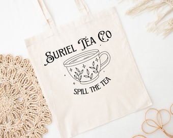 ACOTAR Suriel Tote Bag Night Court of Thorns & Roses Sarah J Maas Feyre Rhysand Eco Friendly Compostable