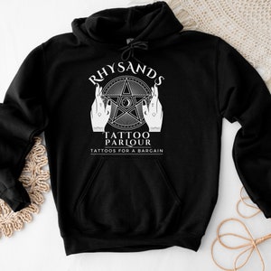 ACOTAR Rhysand's Tattoo Parlour Night Court Hoodie Gift Sarah J Maas ACOMAF Feyre Jumper Unisex Pullover Hoodie