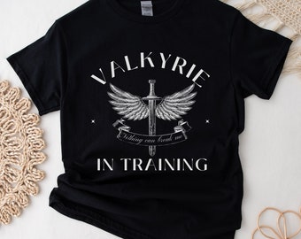 ACOTAR Valkyrie In Training Nesta Night Court of Silver Flames T-Shirt Gift Sarah J Maas Rhysand Feyre Oversized Tee Unisex
