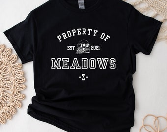 Haunting Adeline Property Of Zade Meadows Collegiate T-shirt Cat and Mouse HD Carlton Merch Classic Unisex Crewneck Tshirt