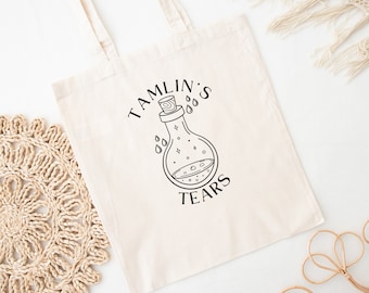 ACOTAR Tamlin Tears Tote Bag Night Court of Thorns & Roses Sarah J Maas Feyre Rhysand Team Feysand Eco Friendly Compostable