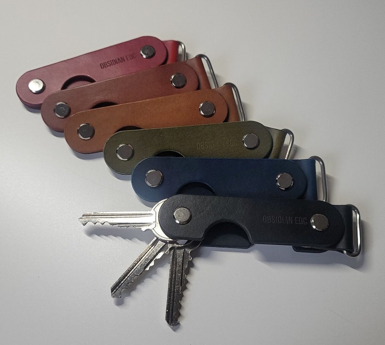 Minimalist EDC Leather Key Holder/ Keyring / Keychain / Key Etsy