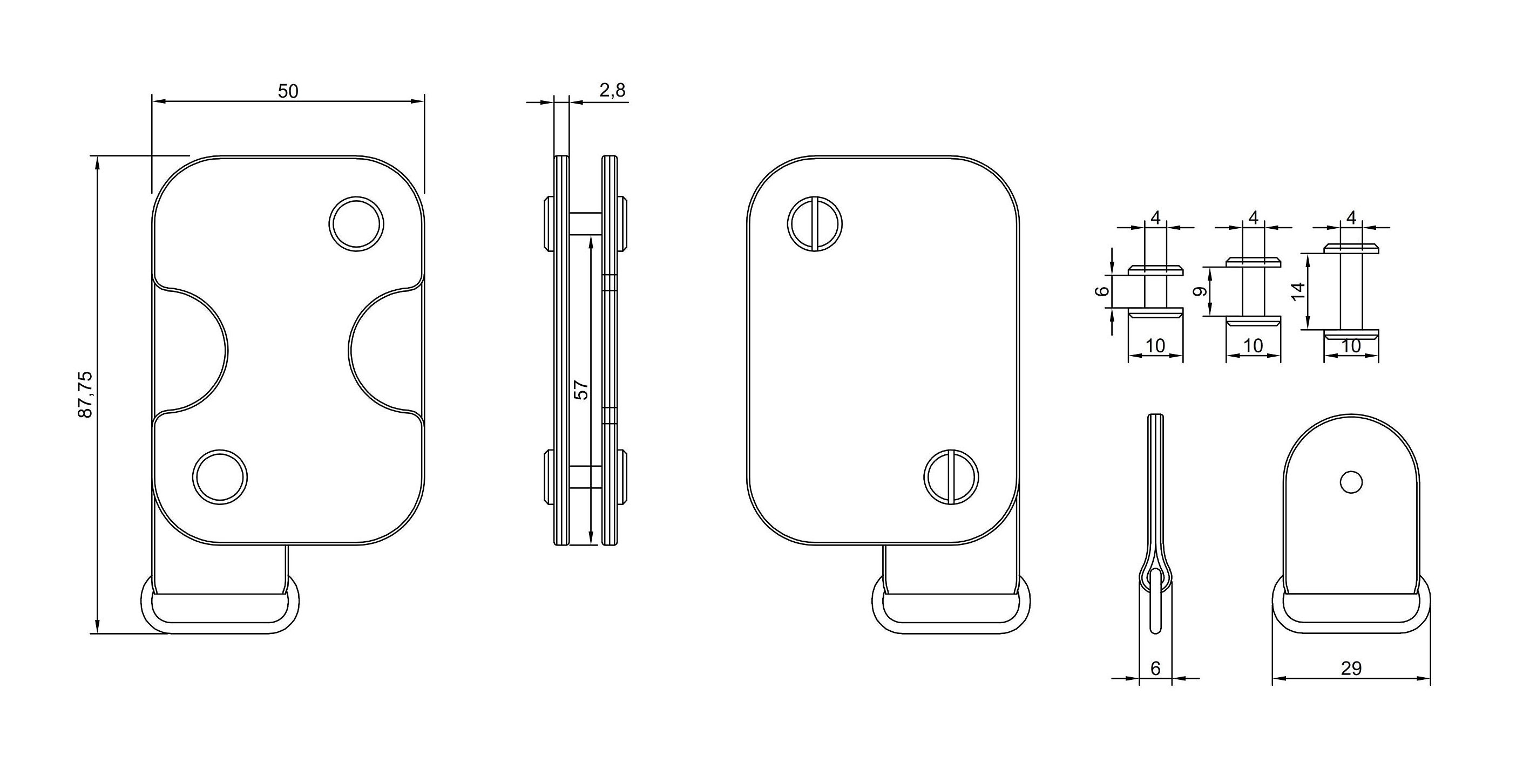 Minimalist EDC Leather Key Holder/ Keyring / Keychain / Key Etsy