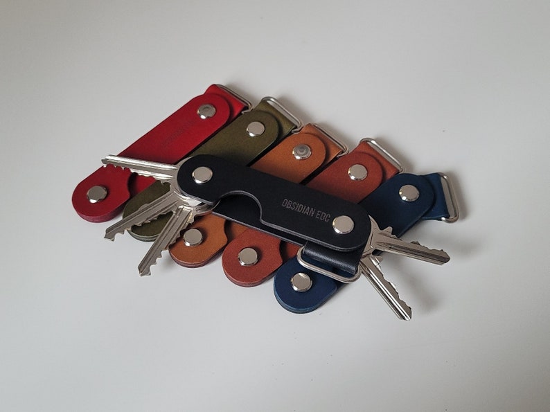 Minimalist EDC Leather Key Holder/ Keyring / Keychain / Key Etsy