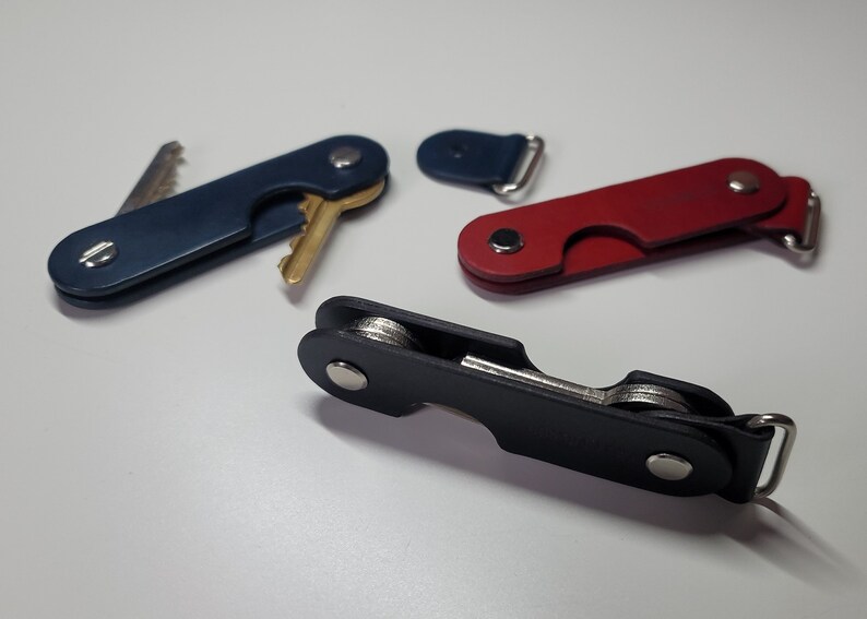 Minimalist EDC Leather Key Holder/ Keyring / Keychain / Key Etsy