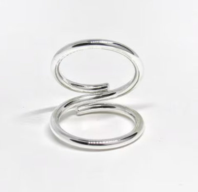 Evaswan Sterling Silver Splint Ring Adjustable for PIP or DIP Joint