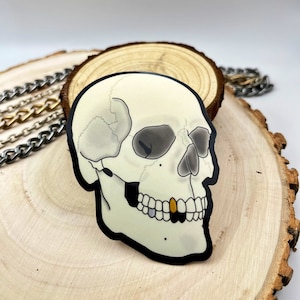 Human Skull Sticker