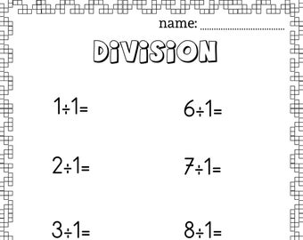 22 Pages Division Math Worksheet /printable Math Worksheet
