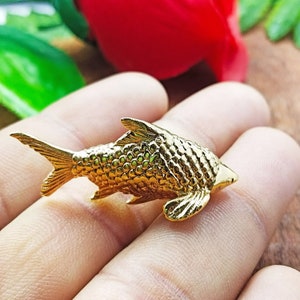 Indonesian Mini Fish Handcarved & Handpainted Wood 