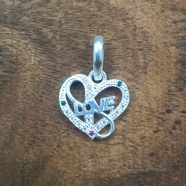 Liebe für immer Halskette, Infinity Herz Anhänger, personalisierte Geschenke, Herz Halskette, Valentinstag