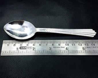 Silver Big Spoon, Silver Handmade Spoons, Silverware Round Soup Spoons, Engraved Baby Spoon, Silver Utensils, Baby Shower Gift