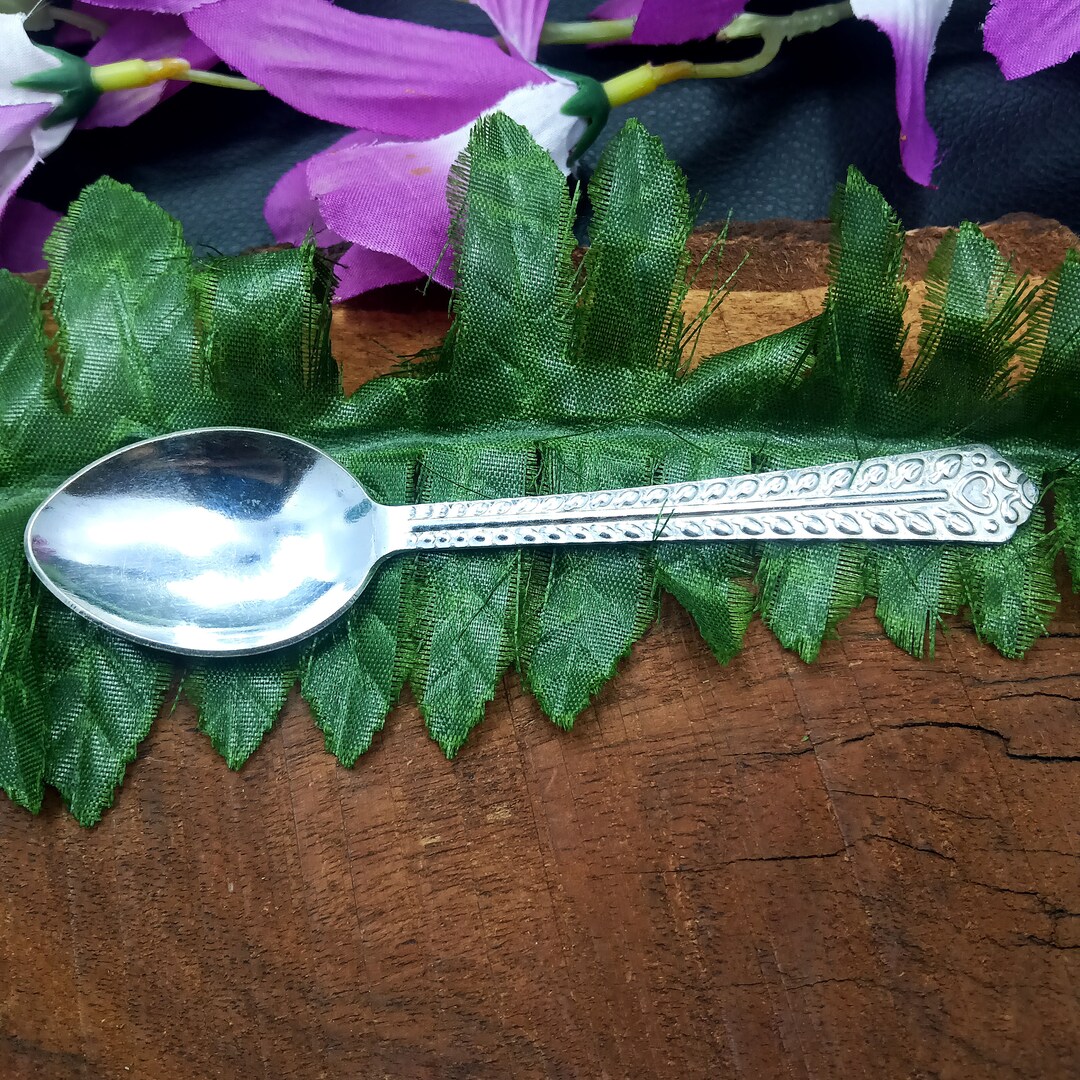 Solid Silver Spoon, Pure Sterling Silver Handmade Kitchen Utensils