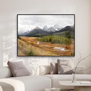 Canada Landscape Digital Print / Kananaskis Country Alberta Canada / Printable Mountain Wall Art / Nature Photography Download