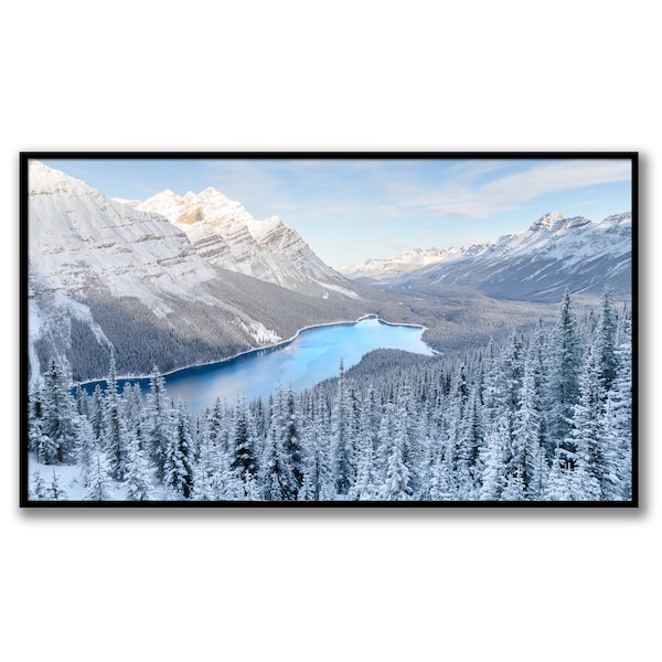 Peyto Lake Panorama Digital Print, Download Panoramic Banff Landscape, Printable Mountain Wall Art