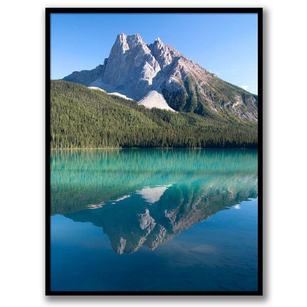 Emerald Lake Landscape Digital Print, Canadian Rockies Photography Download, Printable Mountain Wall Art