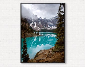 Moraine Lake Photography Print, Banff National Park (Digital Download)