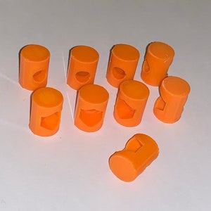 ORANGE Fluval FX4 FX5 FX6 Canister Filter 9x Lid Fastener Barrel Nut Cover Lock SAMEDAY UK and International postage image 1